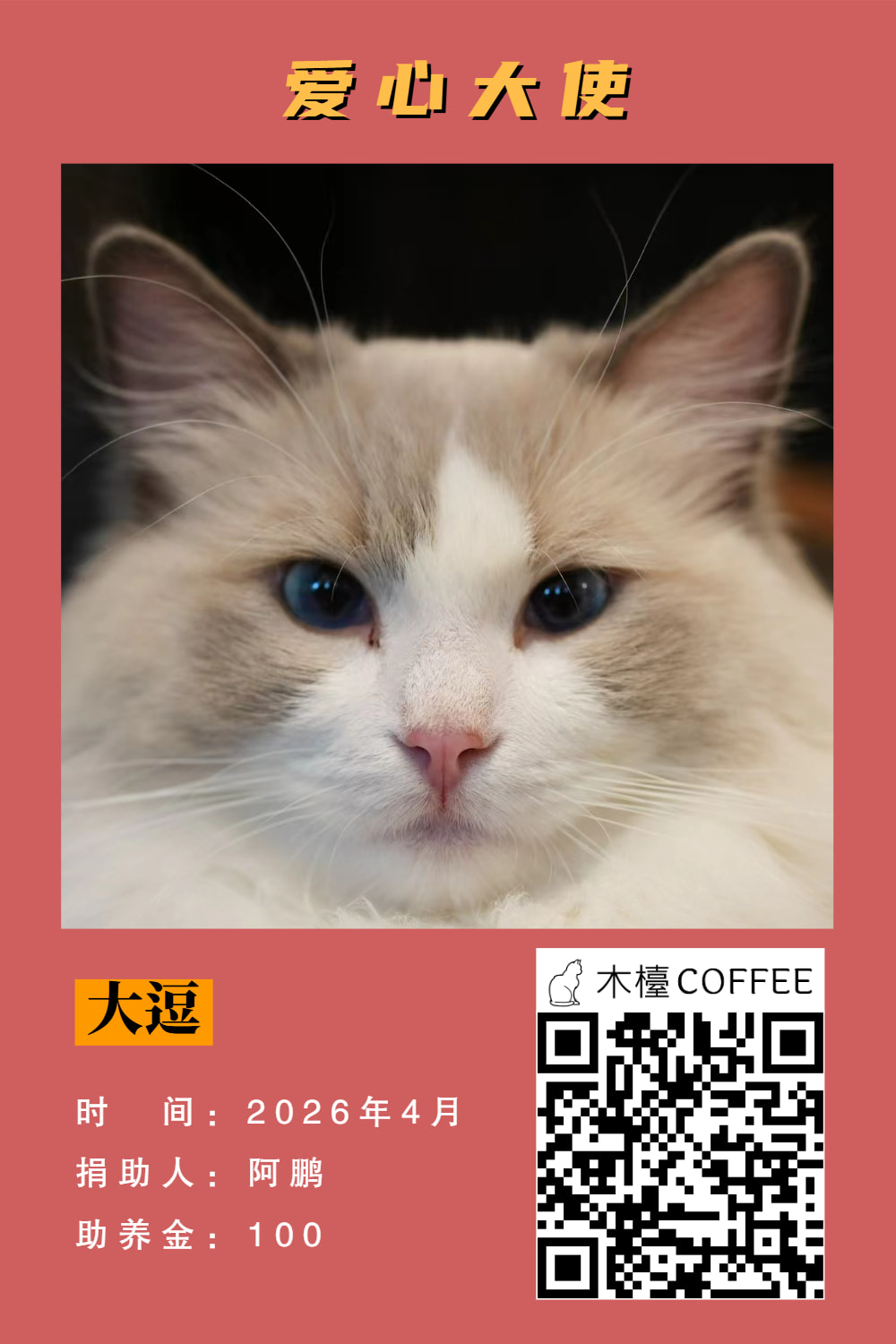大逗 助养记录