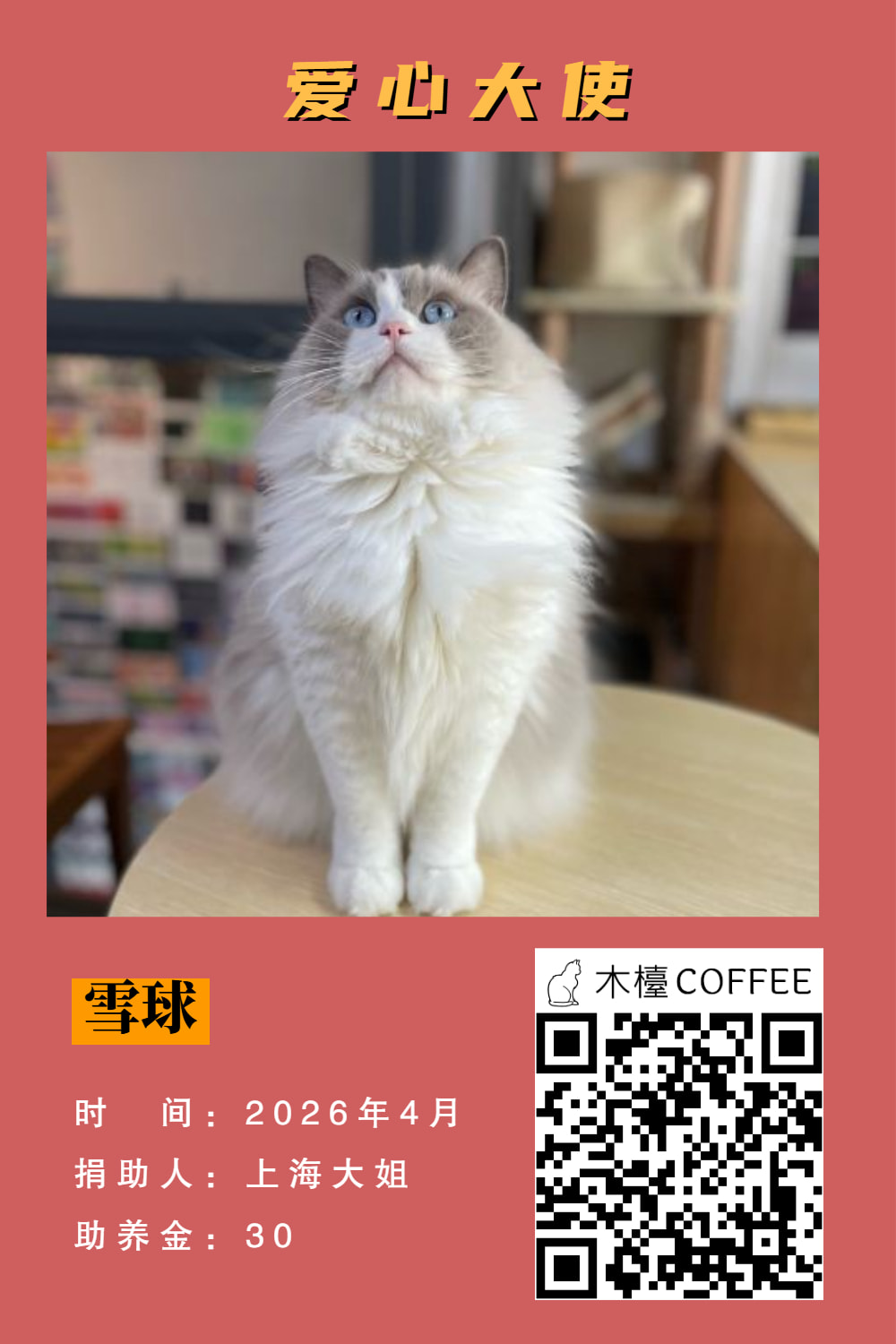 雪球 助养记录
