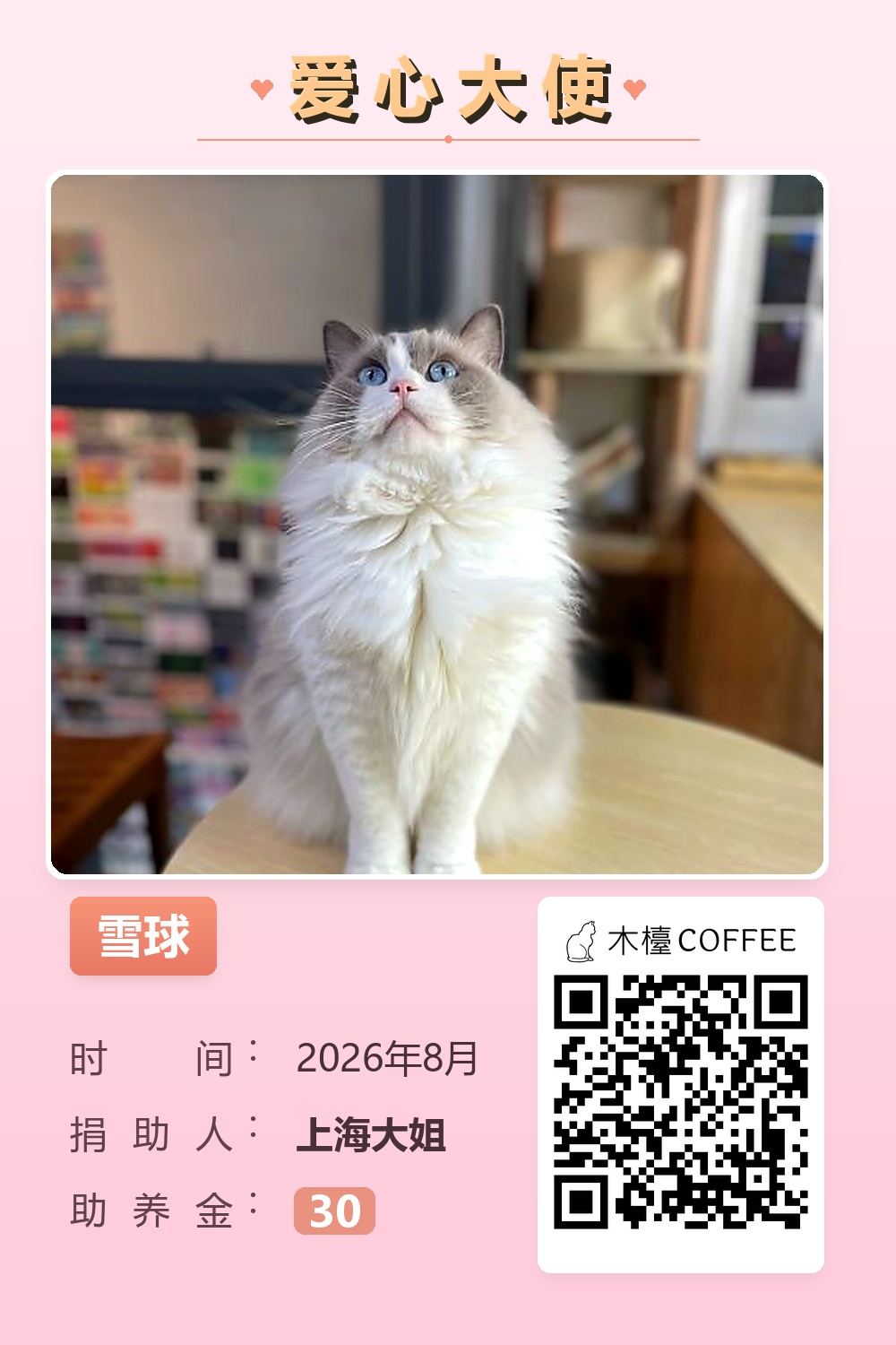雪球 助养记录
